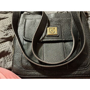 Anne Klein Black Handbag